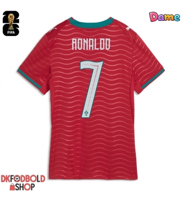 Portugal Cristiano Ronaldo #7 Hjemmebanetrøje Dame VM 2026 Kort ærmer